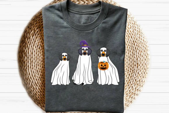 Boo Ghost Dachshund Halloween Design