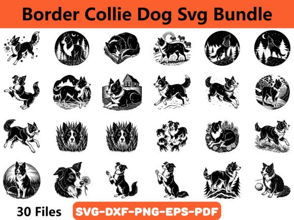 Border Collie Dog Svg Bundle Review