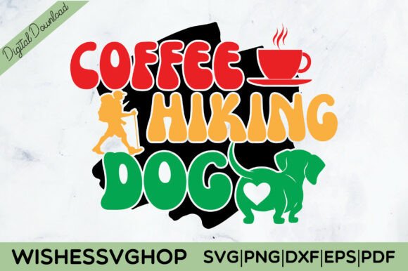 Coffee Hiking Dog SVG PNG Review