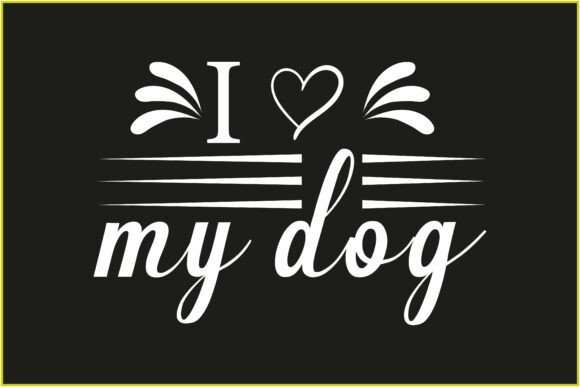 I Love My Dog Svg Tshirt Design Review