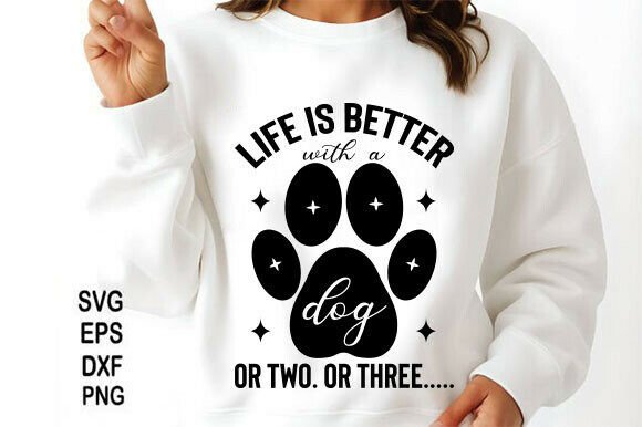 Life is Better with a Dog Embroidery Design Review