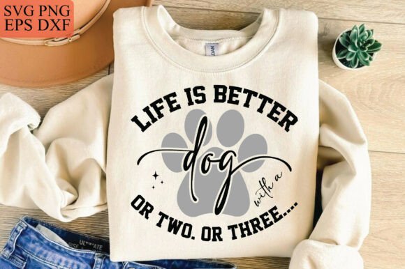 Life is Better with a Dog Embroidery Design Review