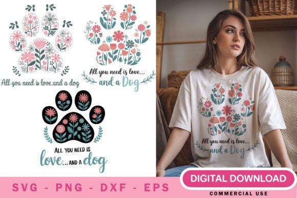Love and a Dog SVG Quote Review