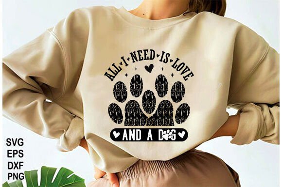 Love Dog Svg for Embroidery Projects
