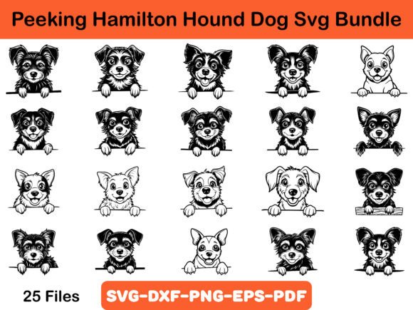Peeking Hamilton Hound Dog Svg Bundle Review