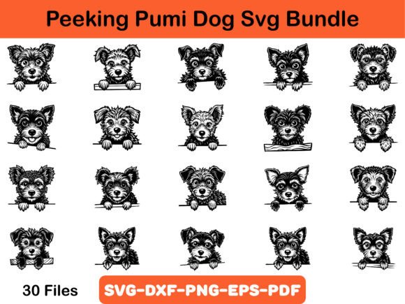 Peeking Pumi Dog Svg Bundle Review