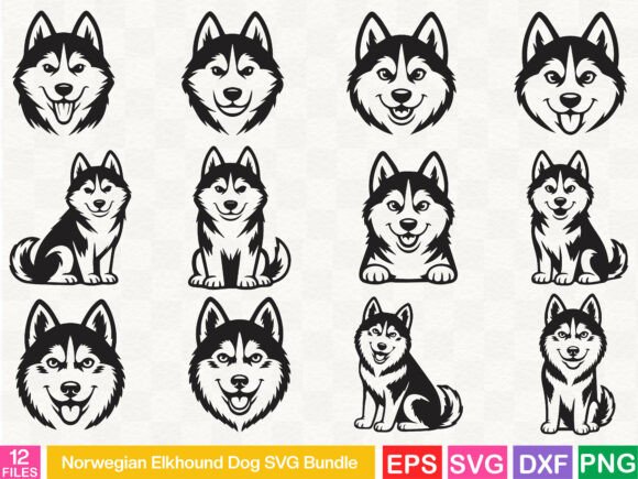 Review of Norwegian Elkhound Dog Svg Bundle