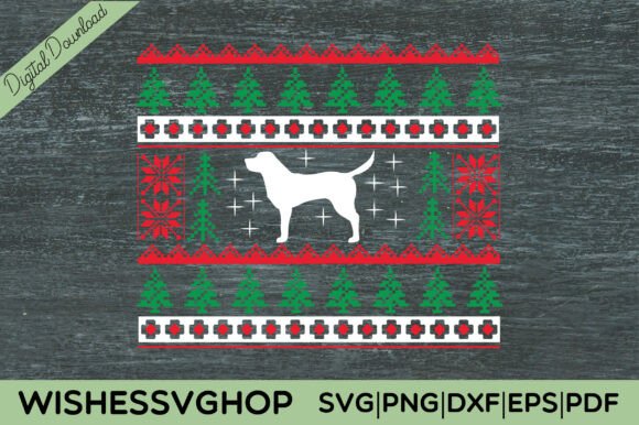 Ugly Sweater Dog SVG PNG Review