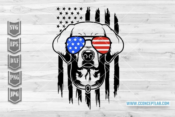 USA Labrador Dog Svg Review for Embroidery Projects